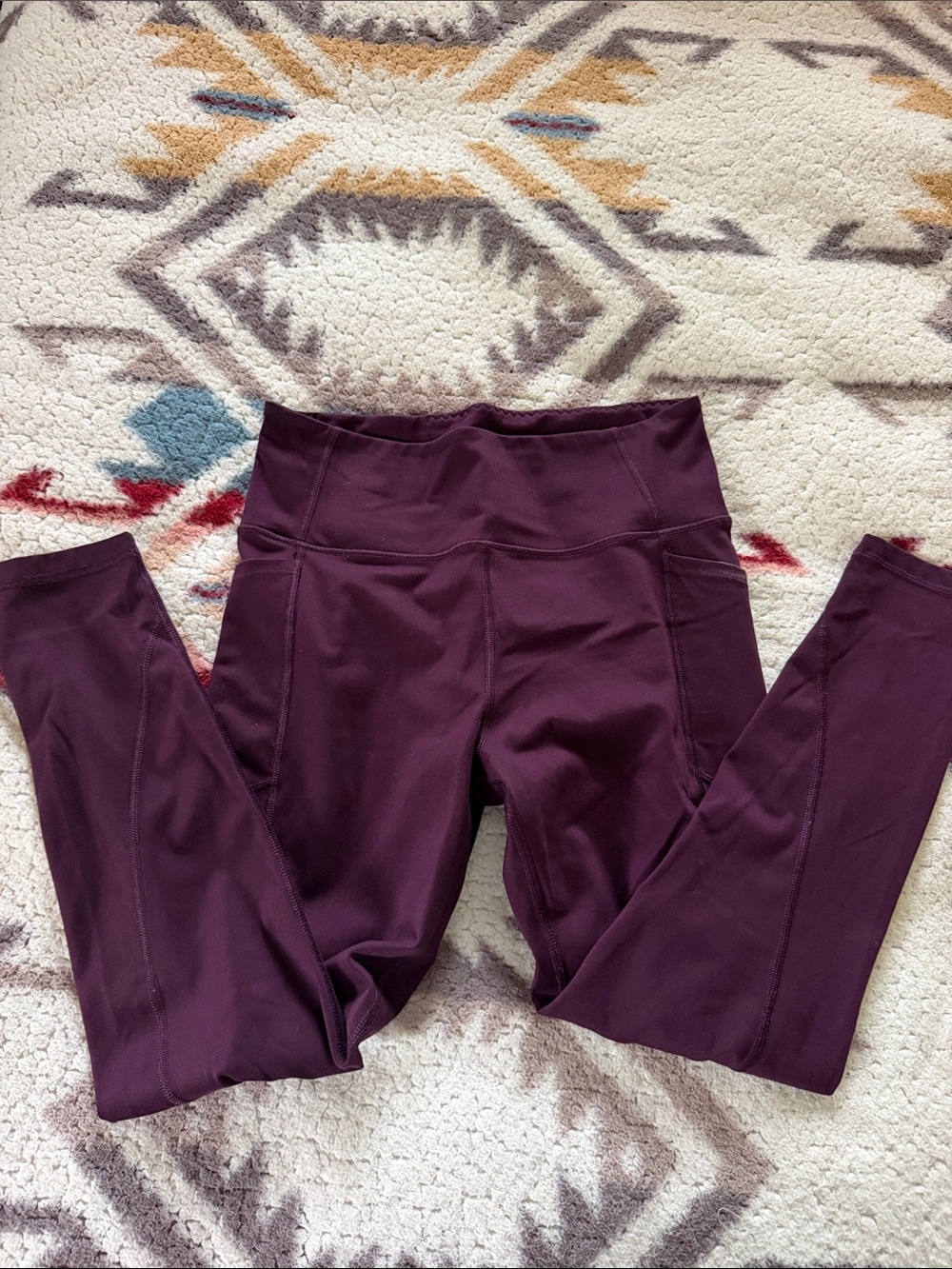 Victoria's Secret Deep Plum High-Waist Leggings